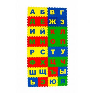 Коврик-пазл детский Eco-Cover Русский Алфавит 25МПД2/Р
